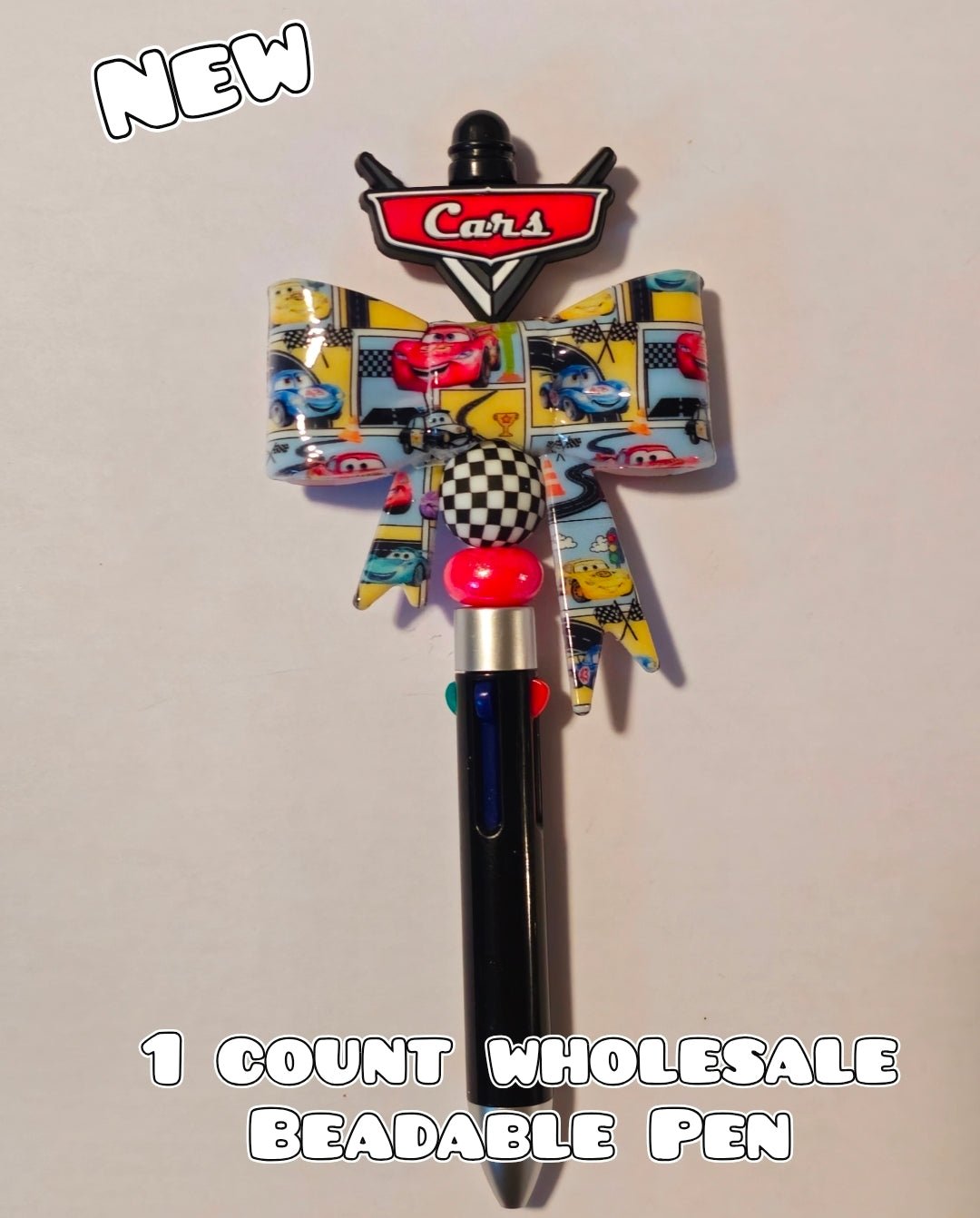 Wholesale 1 Count Beadable Pens Cars