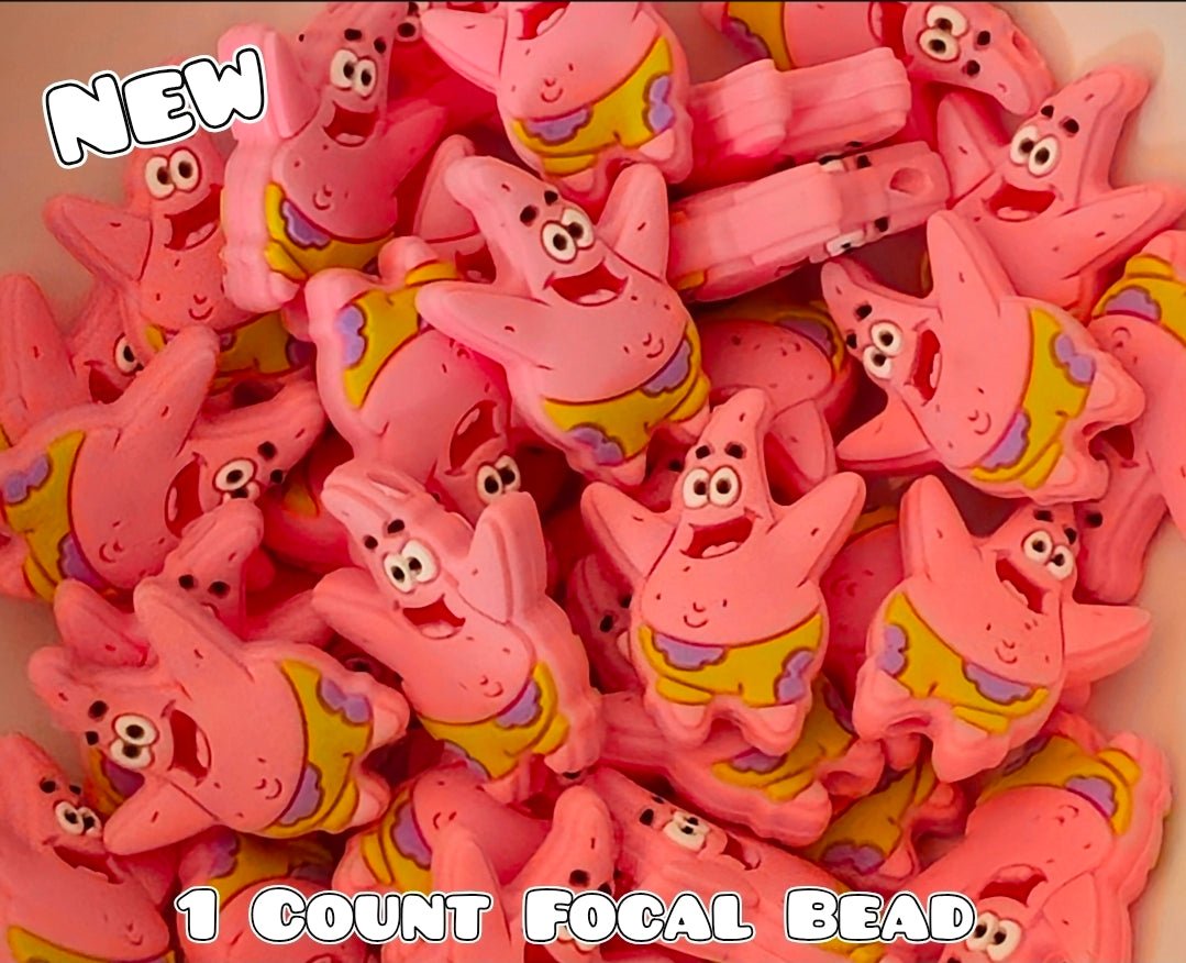 1 Cuenta de abalorios Focal de Patricio Bob Esponja