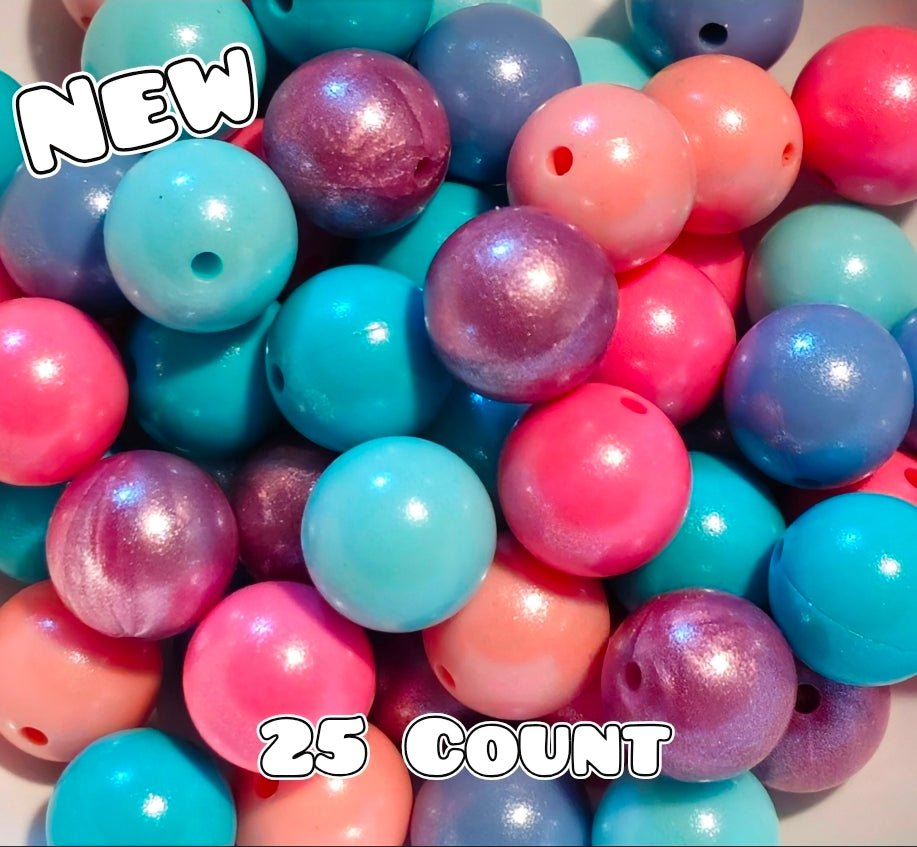 New 25 Count Silicone Opal Shimmer Mix