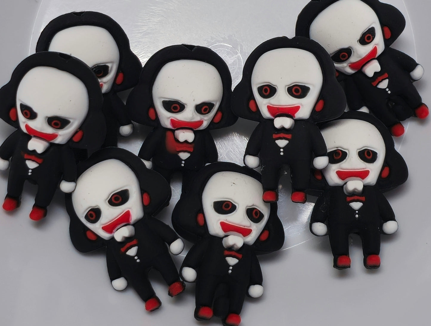 DIY Focal Bead 1 Count 3D Beads Craft Supplies Character Halloween Freddie Jason Myers Pennywise Scream Jason Beetlejuice Chucky