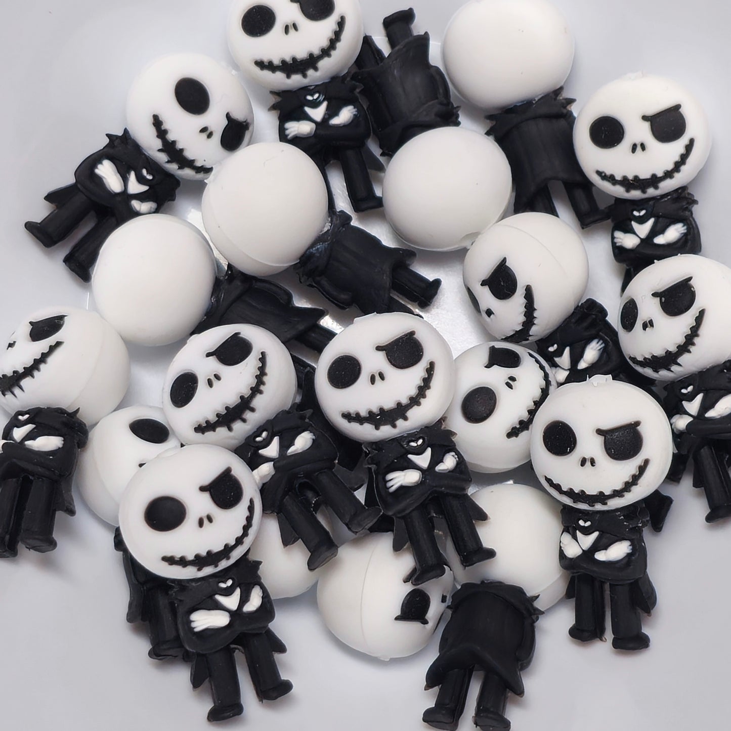 DIY Focal Bead 1 Count 3D Beads Craft Supplies Character Halloween Freddie Jason Myers Pennywise Scream Jason Beetlejuice Chucky