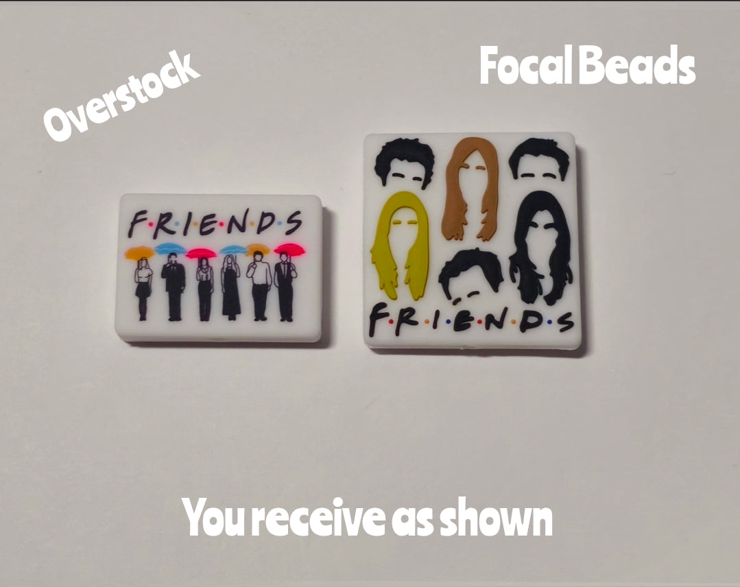 Overstock 2 Count Focal Bead Set As Shown