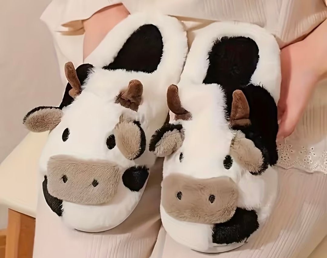 Viral Trending Cow Slippers Women's