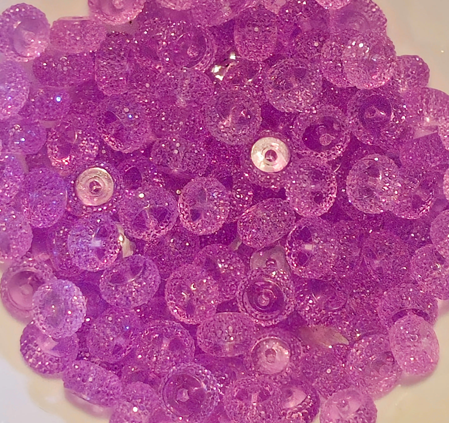 5 Count 12MM Acrylic Spacer Beads Craft Supplies 10 color options