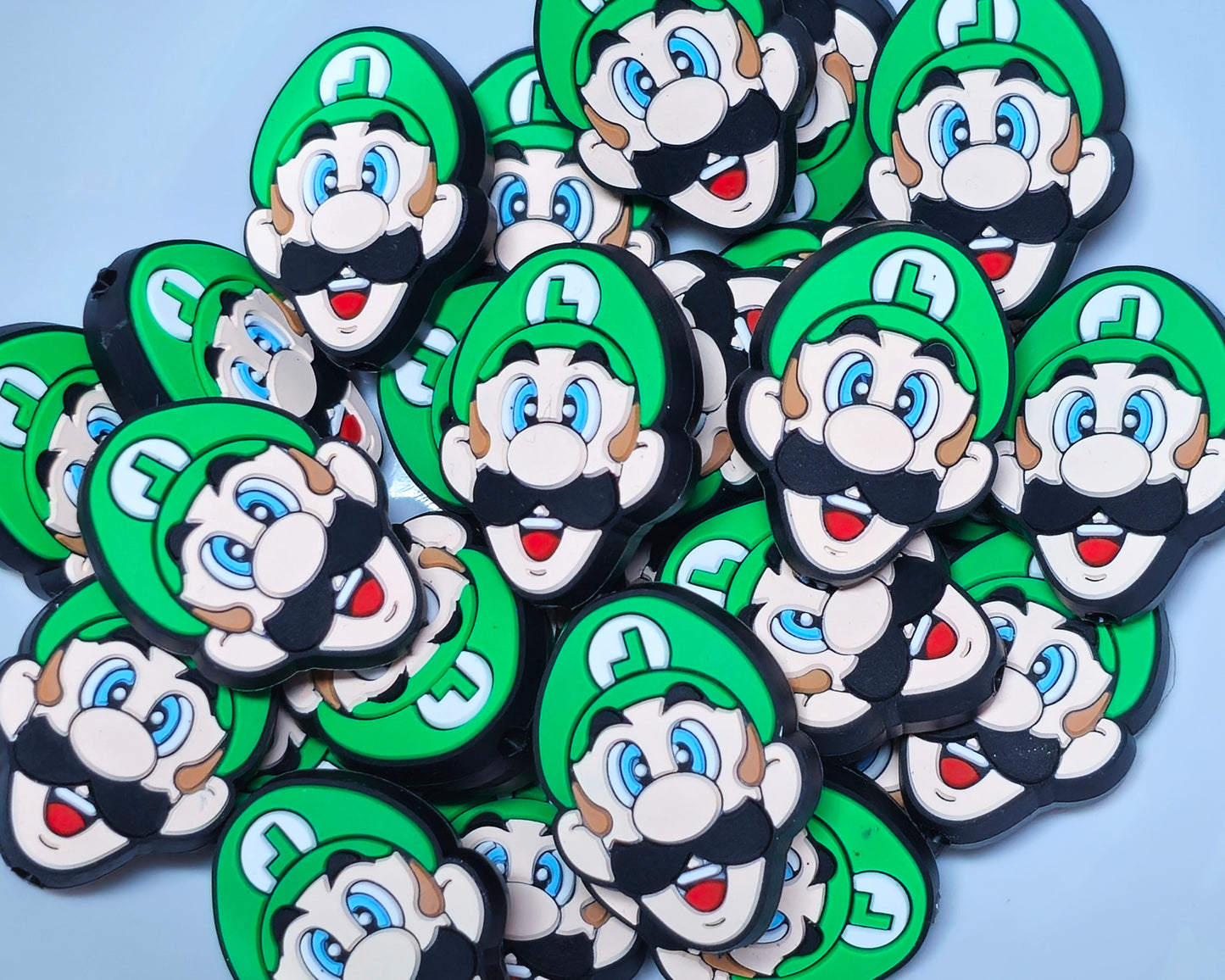 DIY Focal Bead 1 Count Craft Supplies Character Mario Luigi