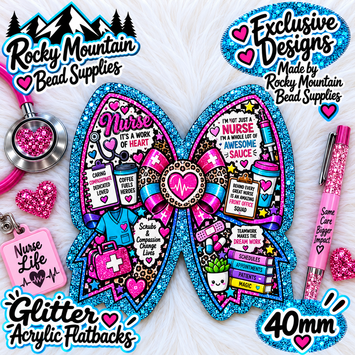 Shop Exclusive 1 Count Custom Exclusive Glitter