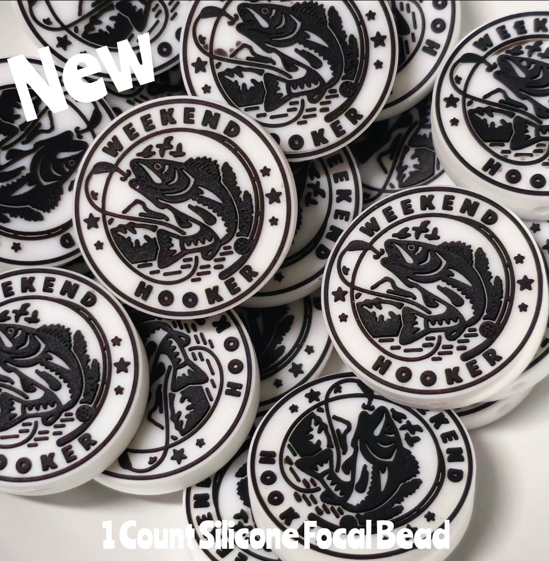 New Fish Weekend Hooker Focal Beads 1 Count DIY Bead Supplies