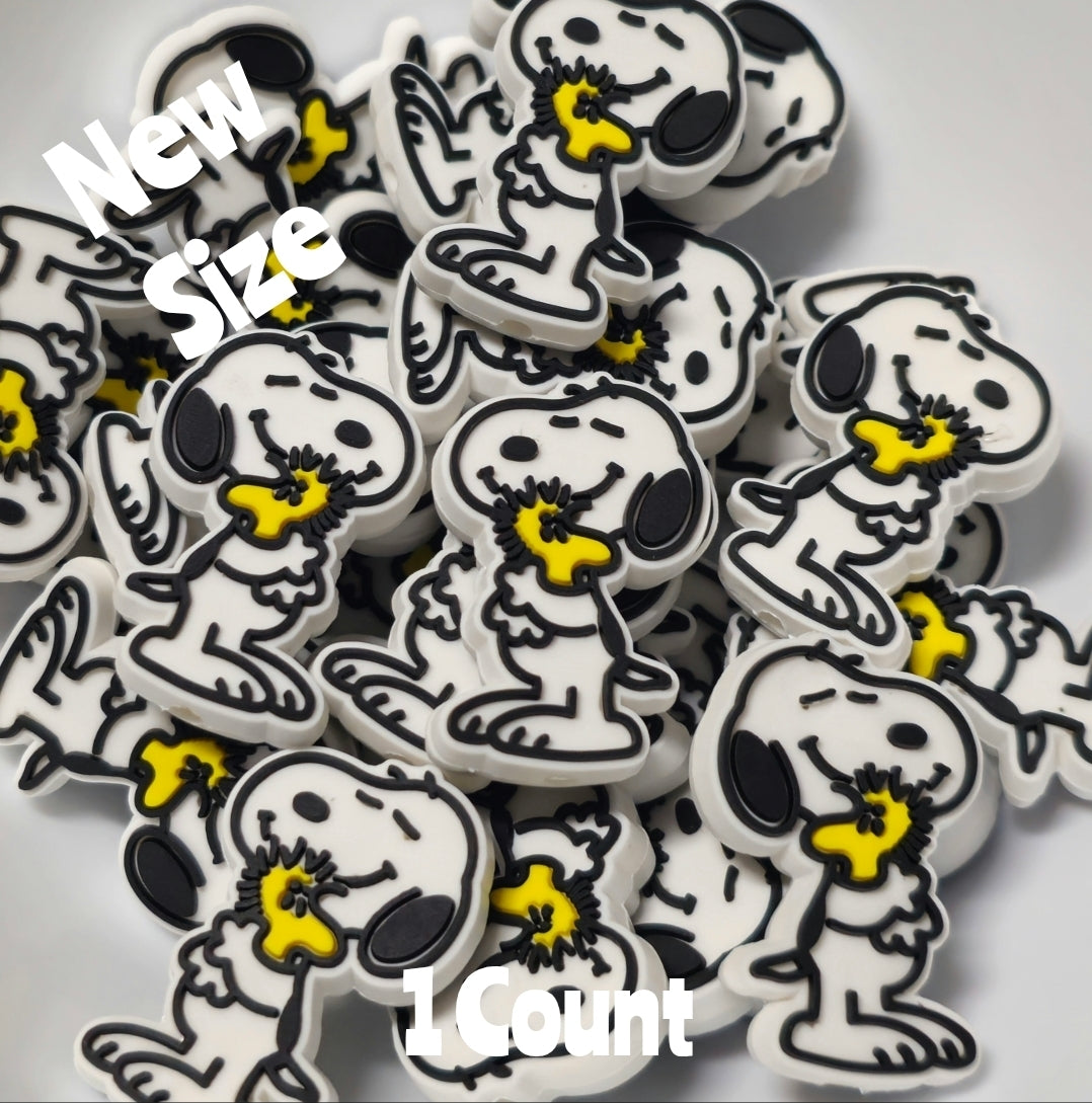 DIY Focal Bead 1 Count Craft Supplies Character Snoopy New Size