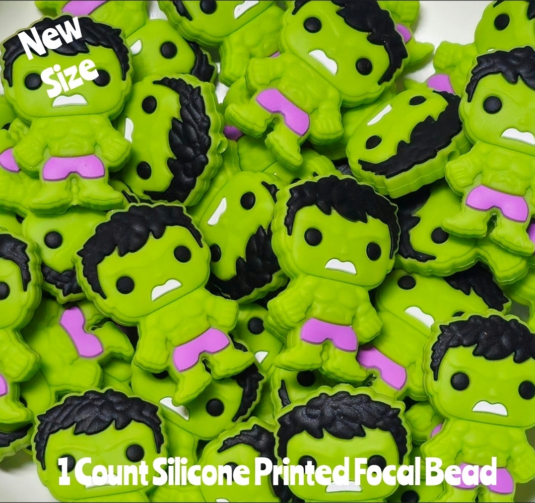 DIY Focal Bead 1 Count Craft Supplies Character Super heroes Custom
