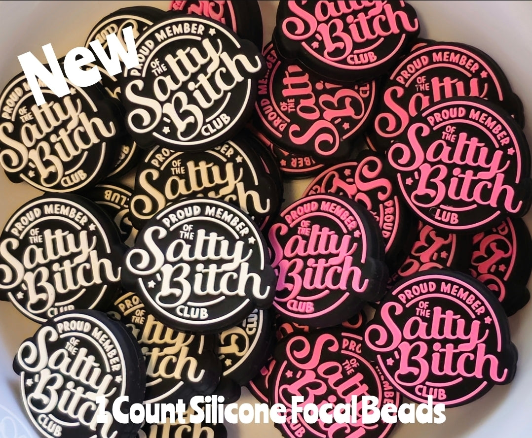 New Salty Bitch Focal Beads 1 Count DIY Bead Supplies