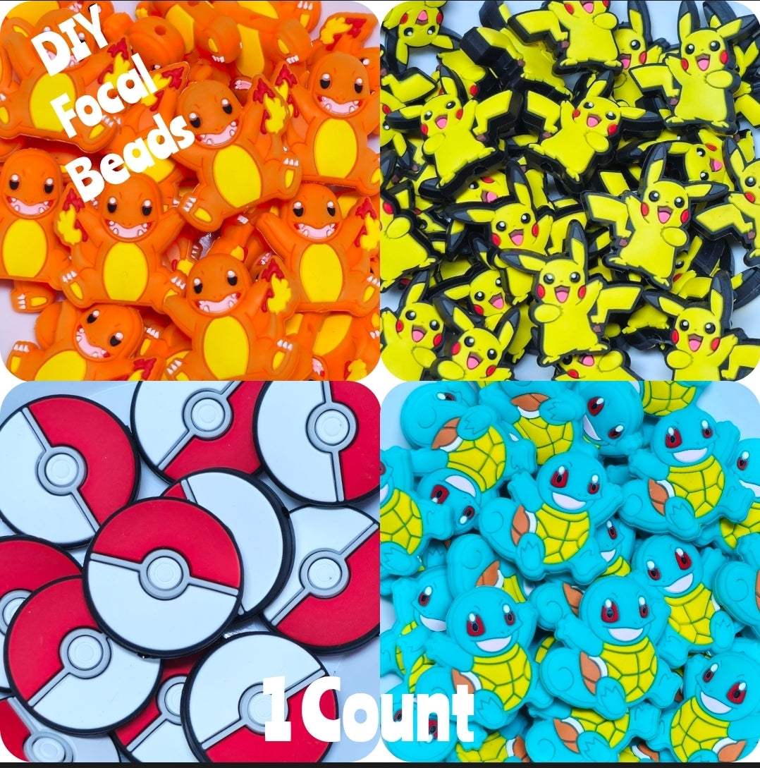 DIY Focal Bead 1 Count Craft Supplies Character Pokémon
