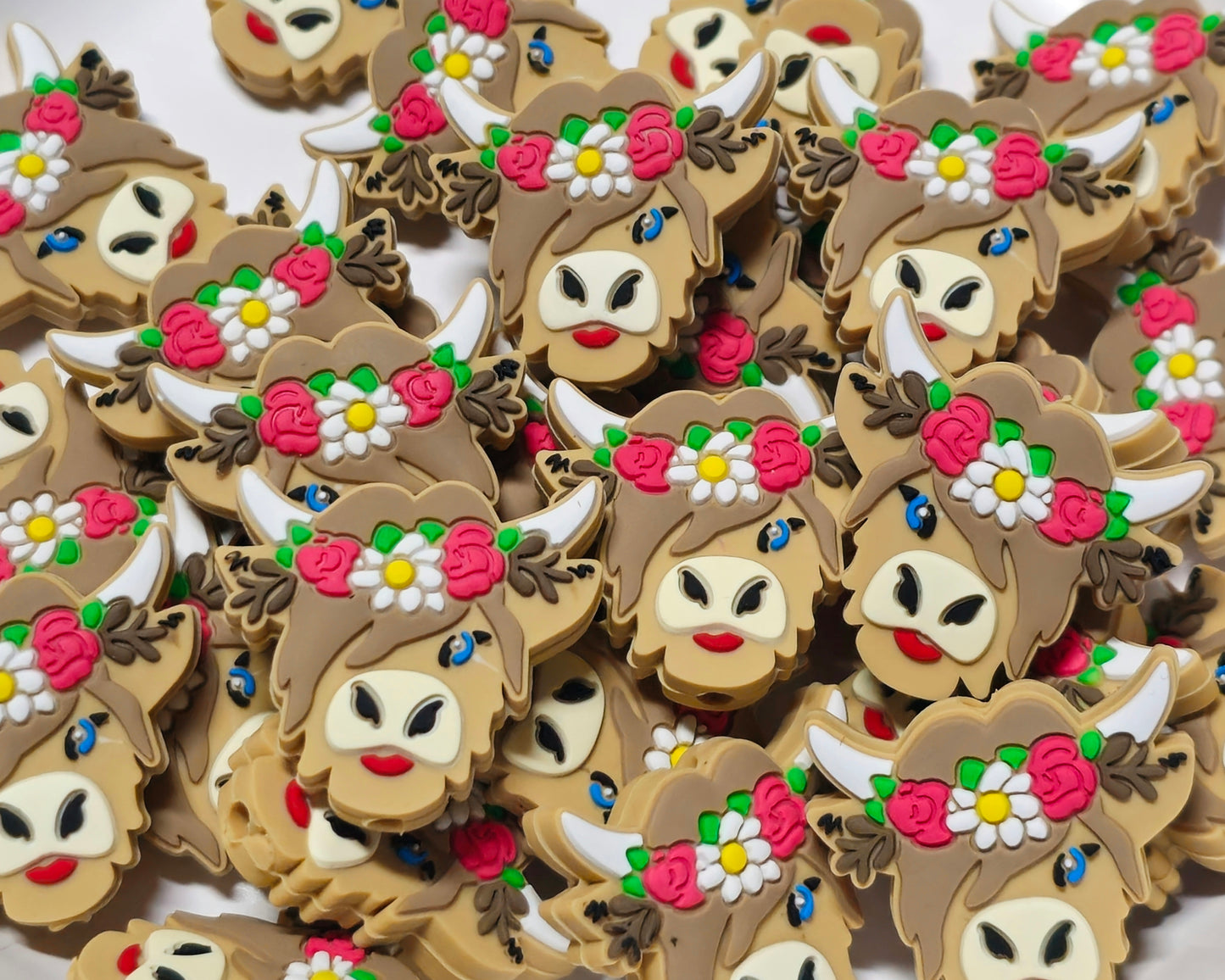 DIY Focal Bead 1 Count Craft Supplies Country Western Cows