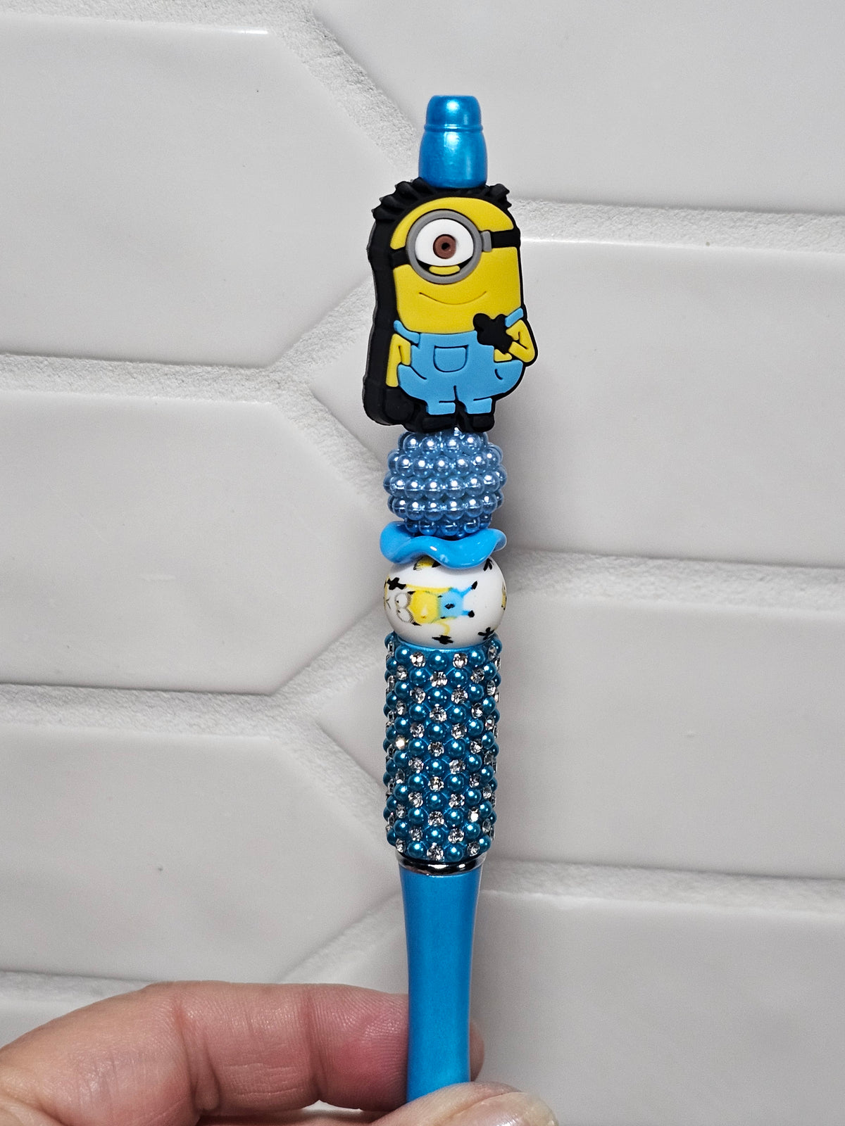 New 1 Count Completed Beadable Pen Exclusive Design Wholesale