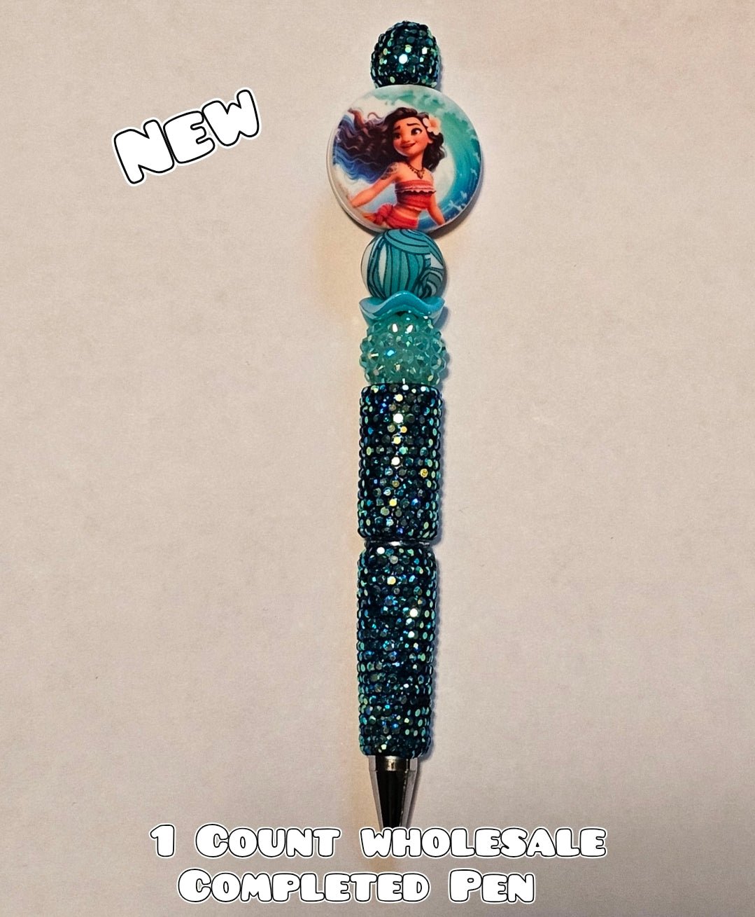 Wholesale 1 Count Beadable Character Mona Fancy Bling Pen