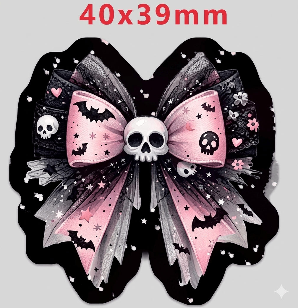 Glitter Acrylic Flatback- Acrylic Planer Resin Charm Halloween