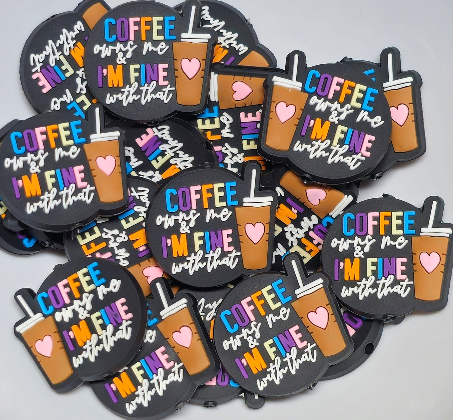 DIY Focal Bead 1 Count Craft Supplies Coffee Dunkin Starbucks Beads