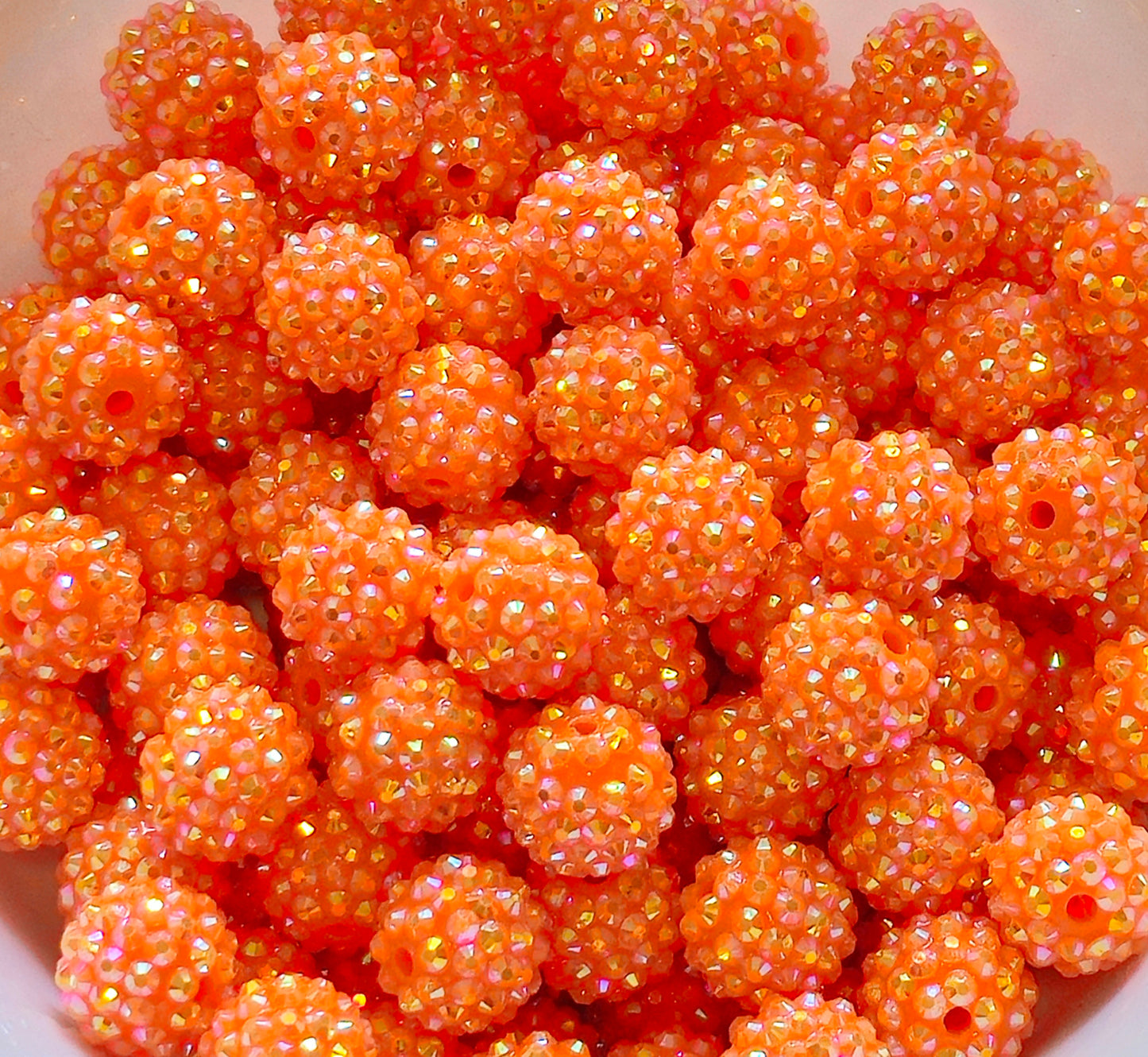 New AB Colors 1 Count Acrylic Beads Craft Supplies 16MM Rhinestone New Custom Colors