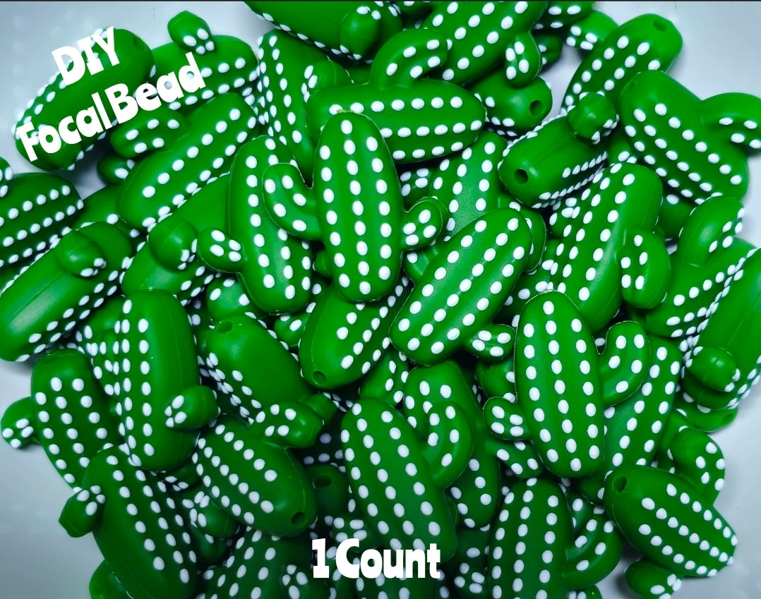 DIY Focal Bead 1 Count Craft Supplies Plants Cactus 🌵