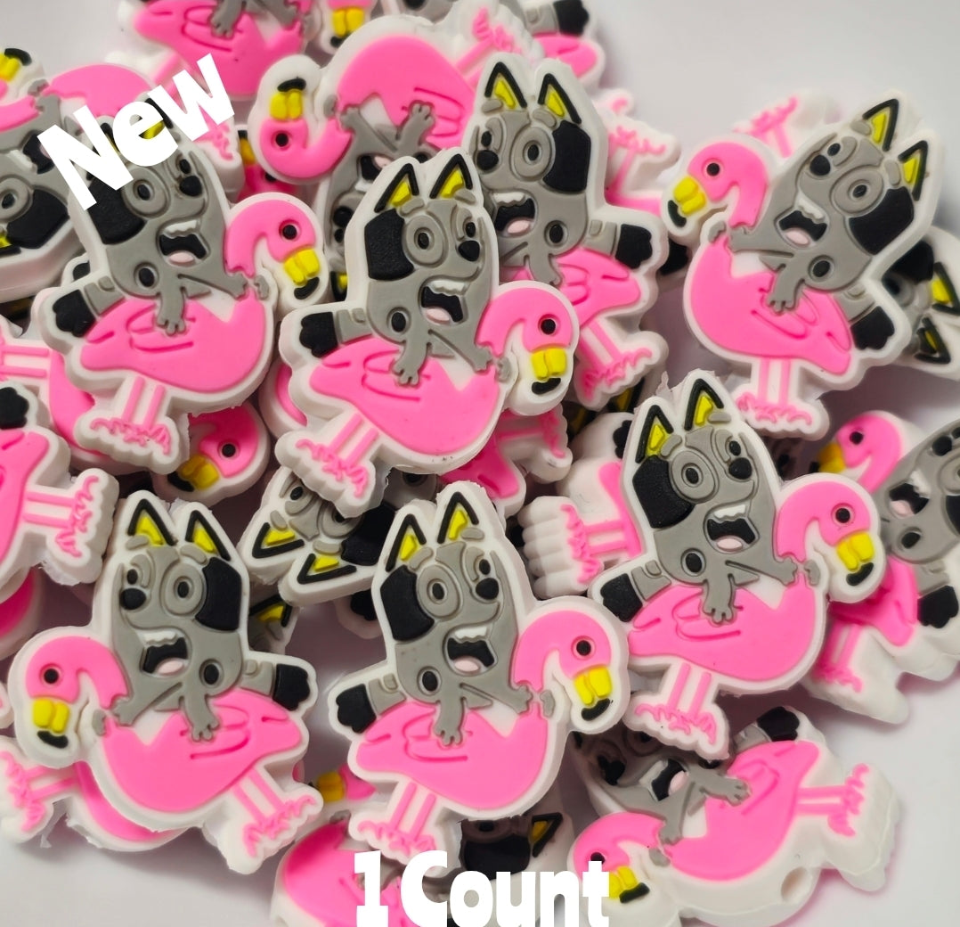 DIY Focal Bead 1 Count Craft Supplies Character Muffin From Bluey Bingo