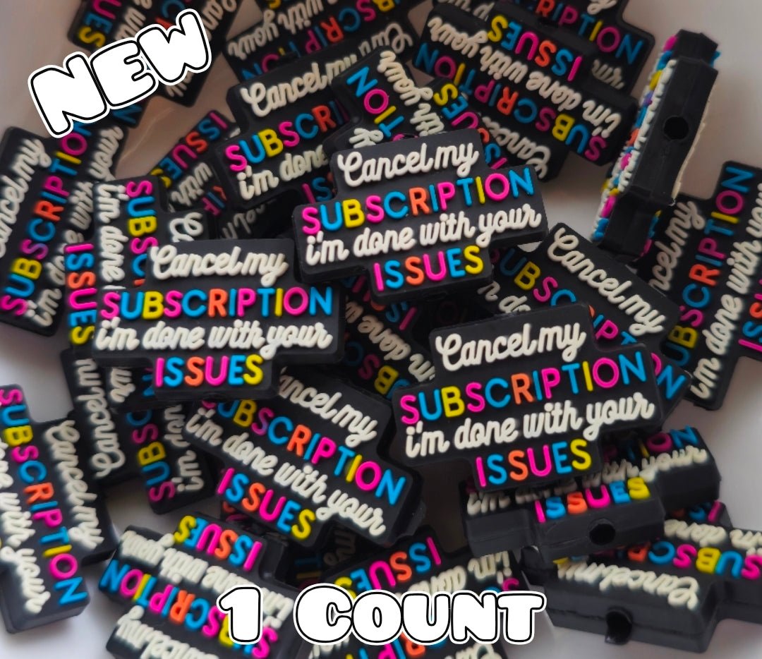 New 1 Count Focal Bead Cancel My Subscription