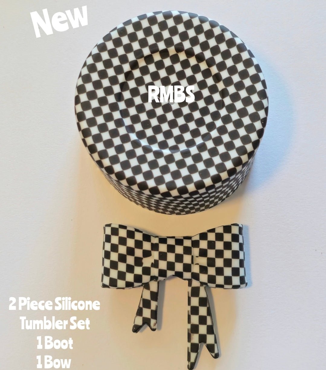 New 2 piece Silicone Tumbler Set.