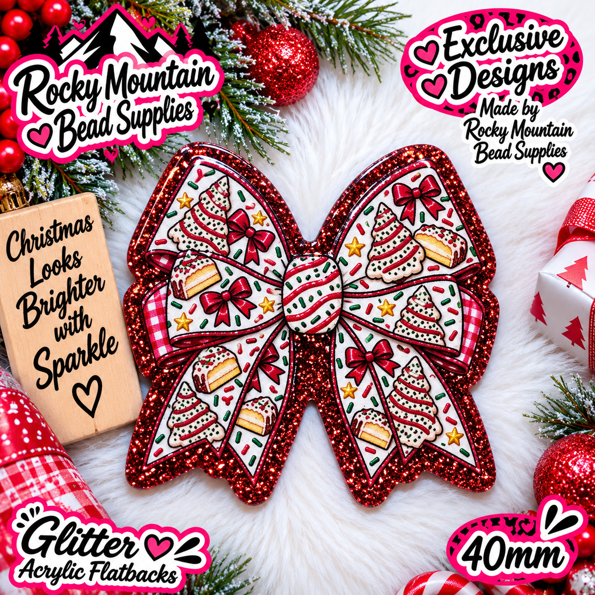 Shop Exclusive 1 Count Custom Exclusive Glitter