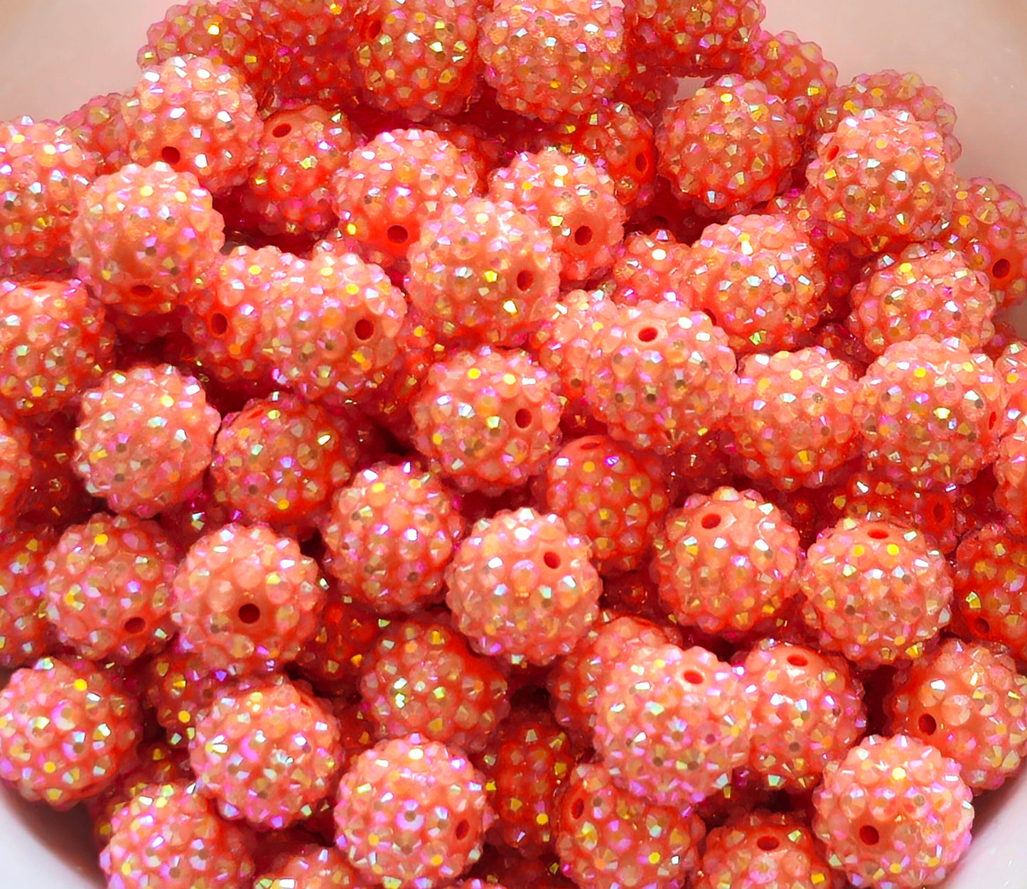 New AB Colors 1 Count Acrylic Beads Craft Supplies 16MM Rhinestone New Custom Colors