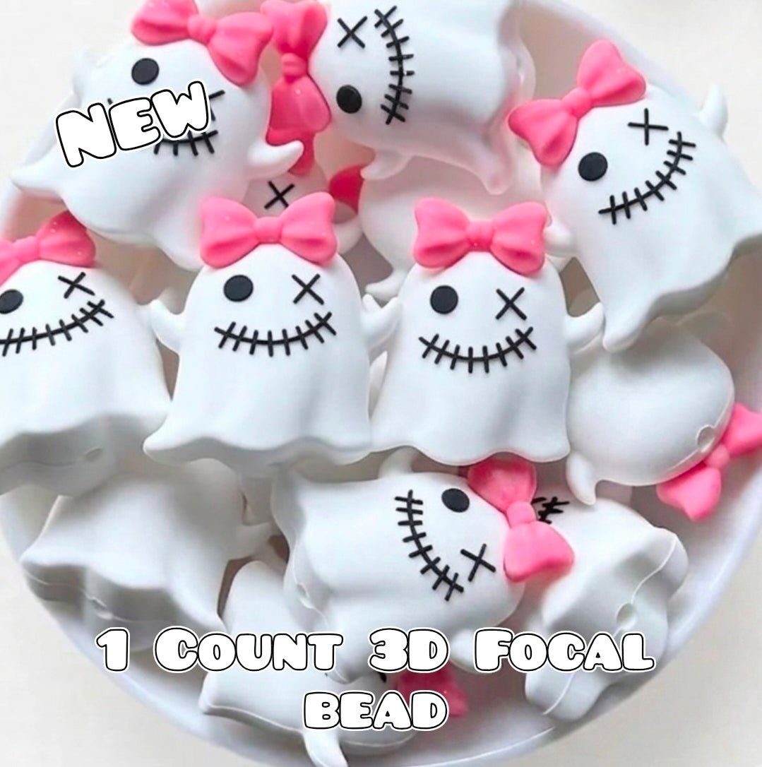 New 1 Count Focal Bead 3D Ghost