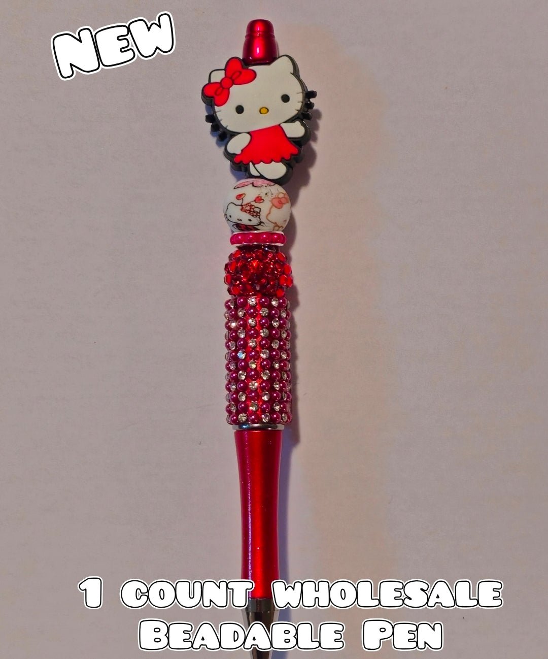 Wholesale 1 Count Beadable Pens Hello Kitty