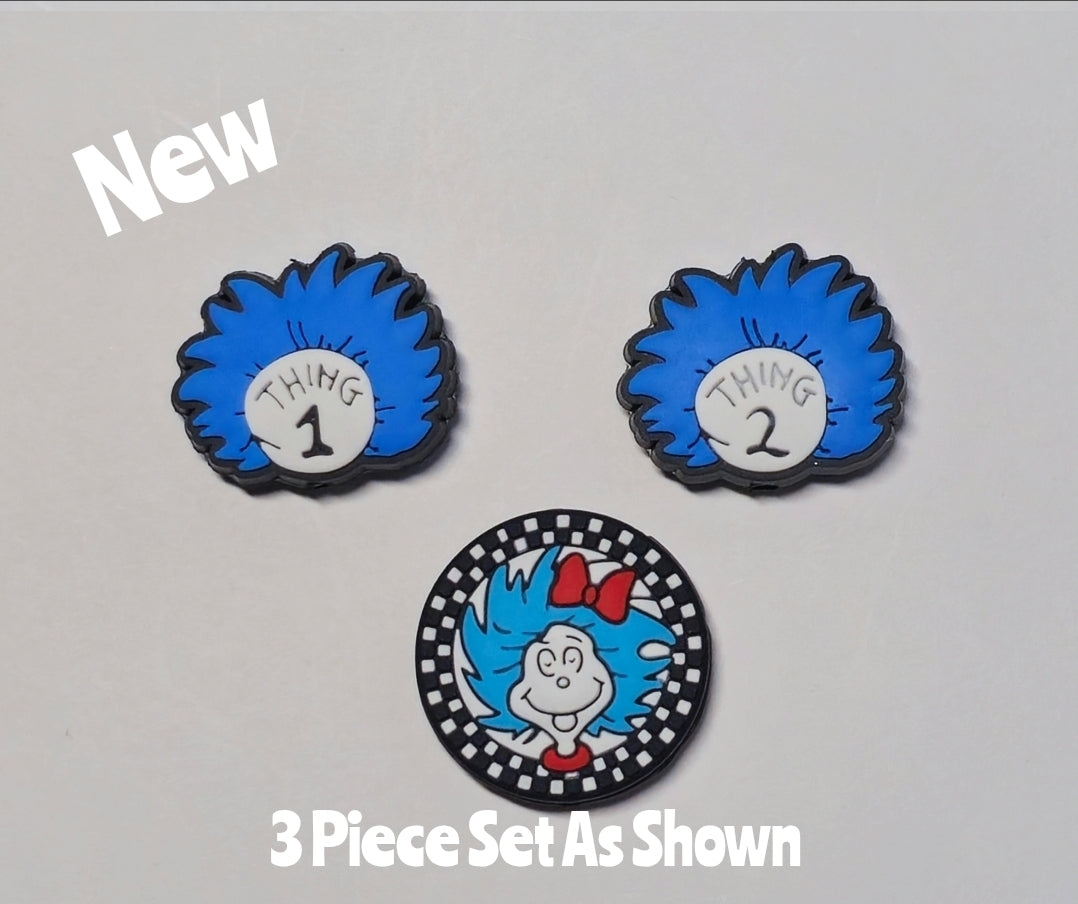 NEW Character DIY Focal Bead 3 Count Craft Supplies