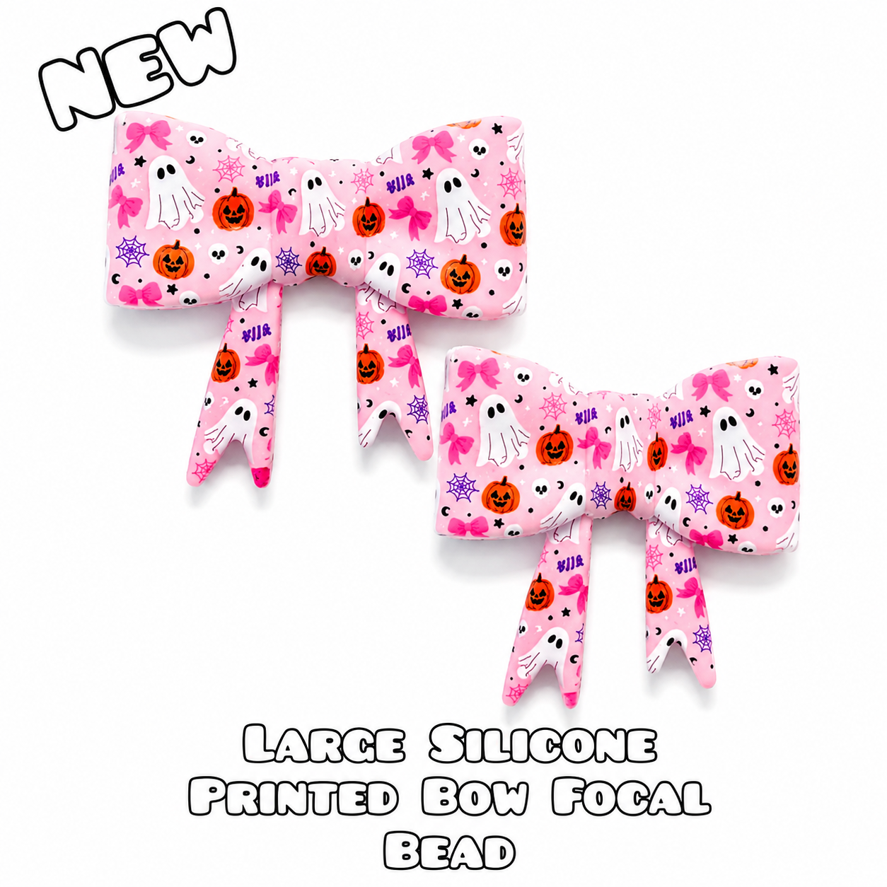 1 Count New Release Silicone Focal Bead Bow