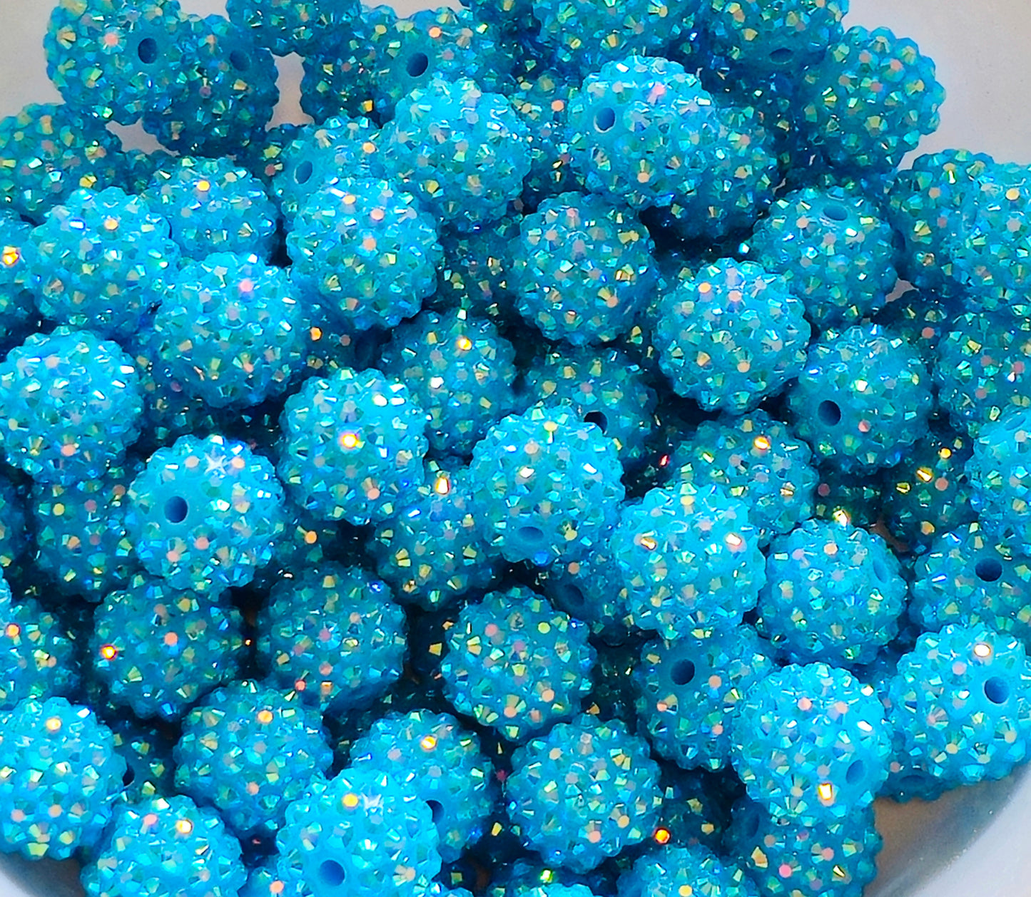 New AB Colors 1 Count Acrylic Beads Craft Supplies 16MM Rhinestone New Custom Colors
