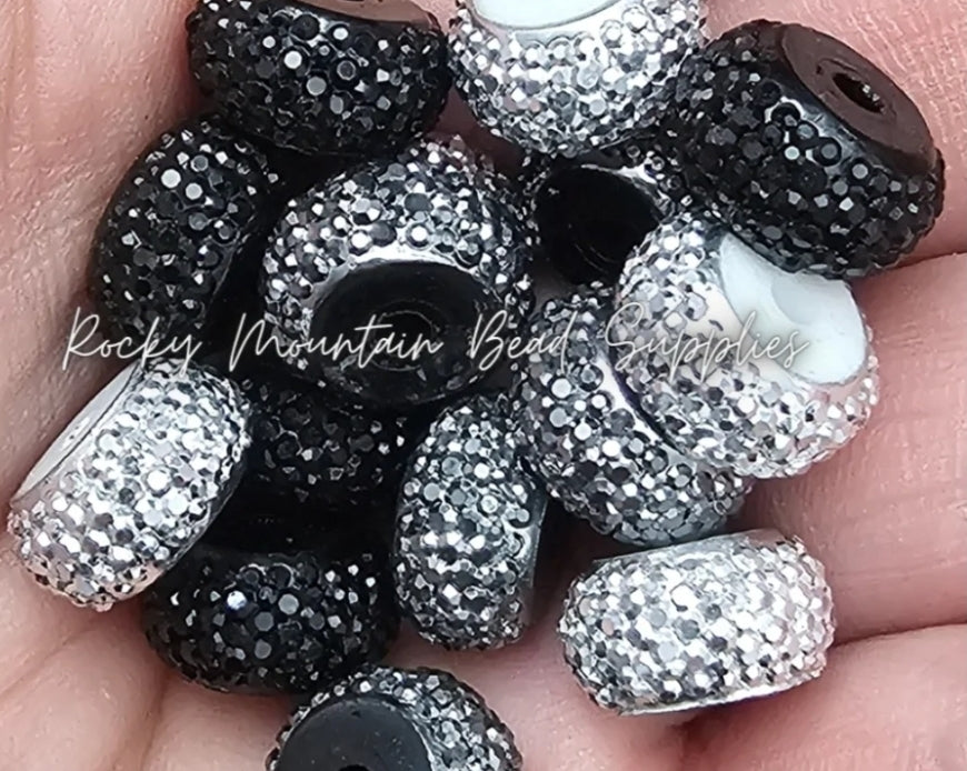 5 Count 12MM Acrylic Rondell Spacer Beads Craft Supplies