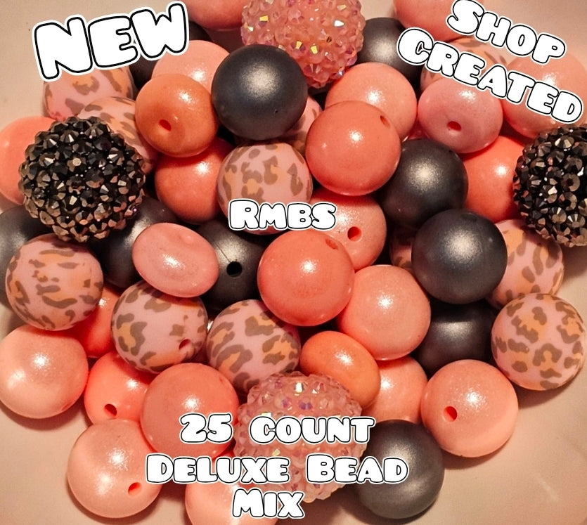 New Deluxe SILICONE Bead Mix 25 count. Shop Made
