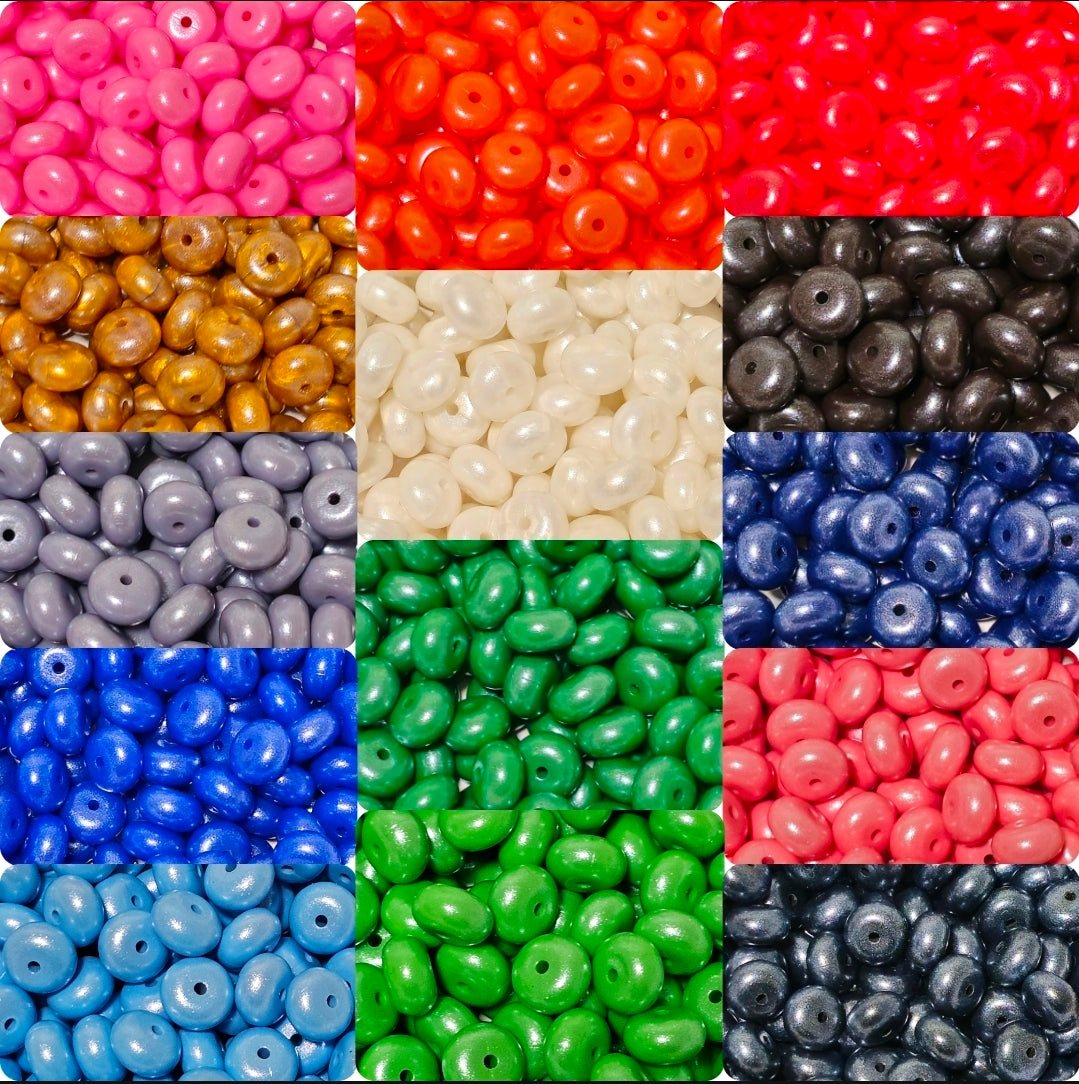 DIY Pure Silicone Spacer Beads Craft Supplies