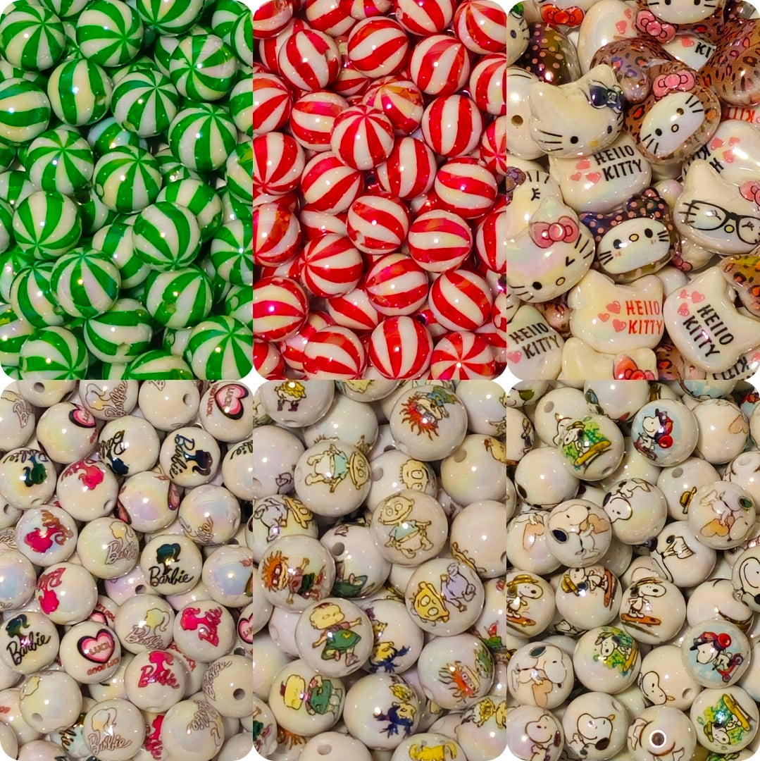 Acrylic Beads Bubblegum Beads Rhinestone Beads Craft Supplies For DIY