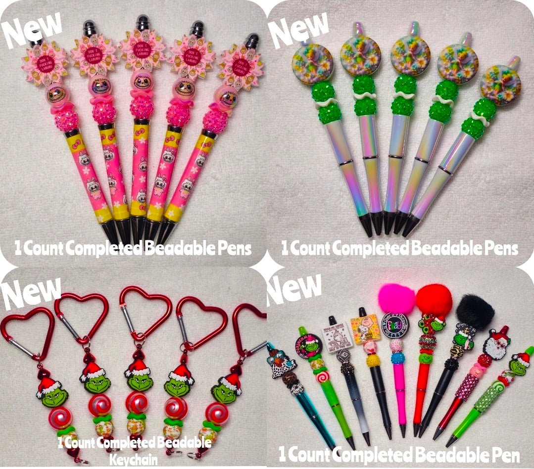 Pre-Made Beadable Finished Items