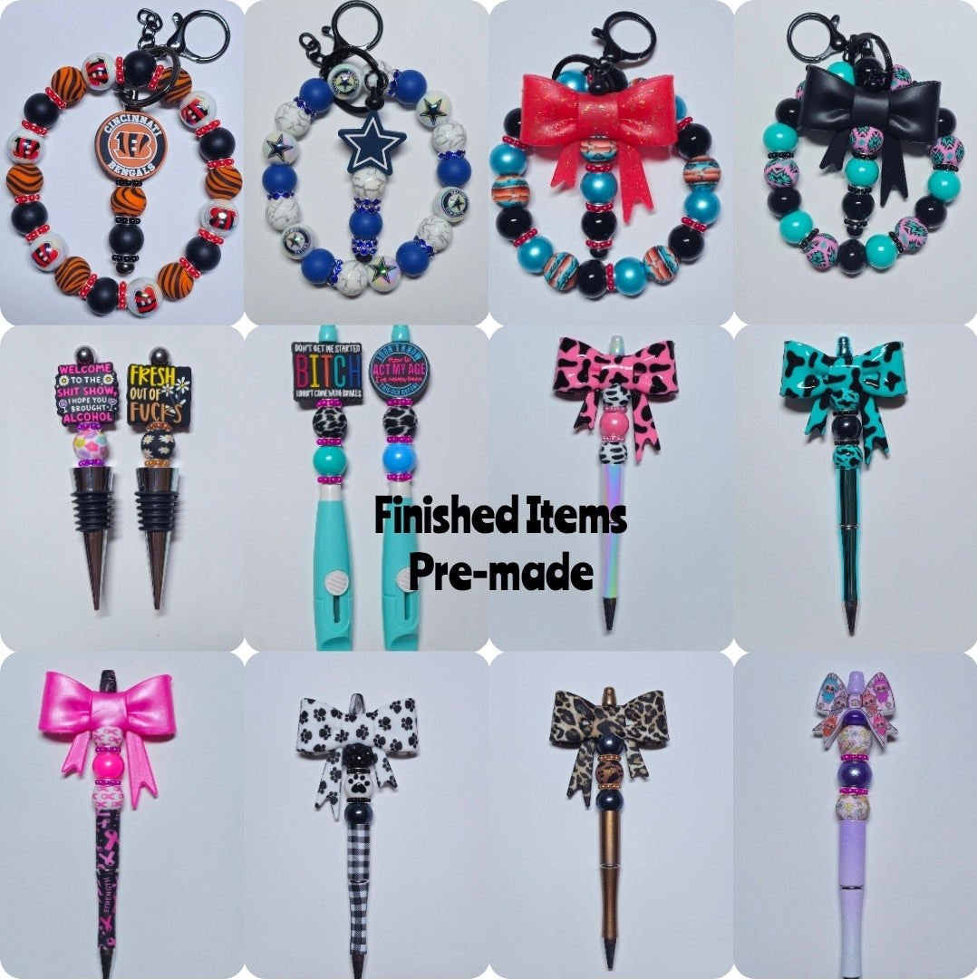 Pre-Made Beadable Finished Items