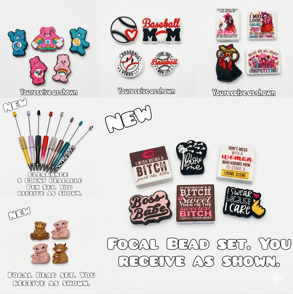 Clearance Over stock & Beadable Accessories