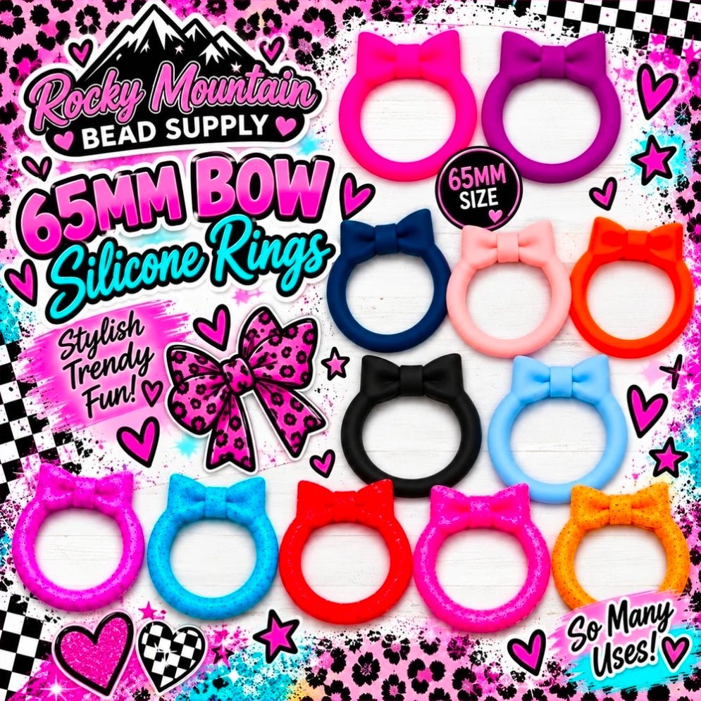65MM Silicone Rings Craft Supplies Beads