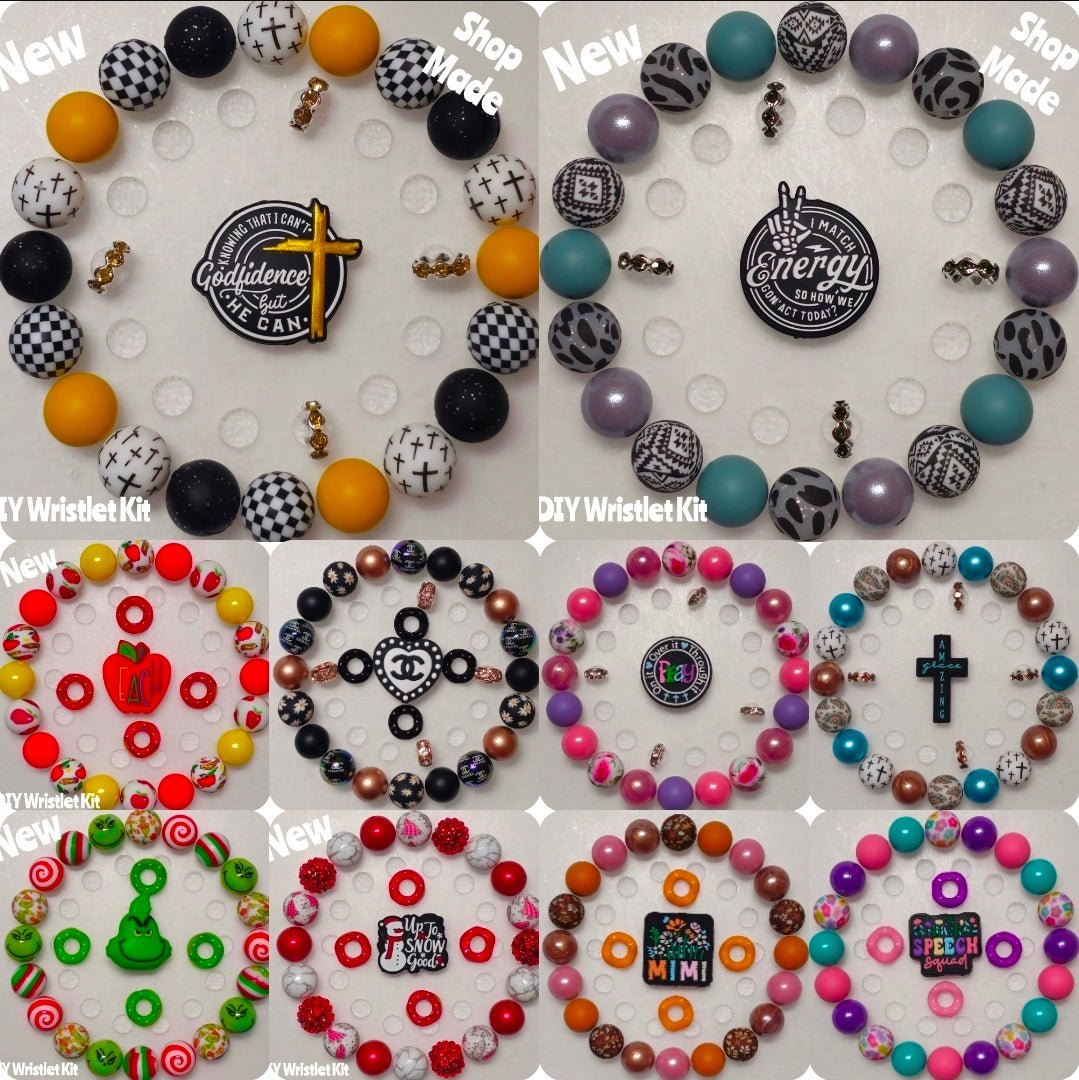 DIY Beadable Craft Wristlet Kits