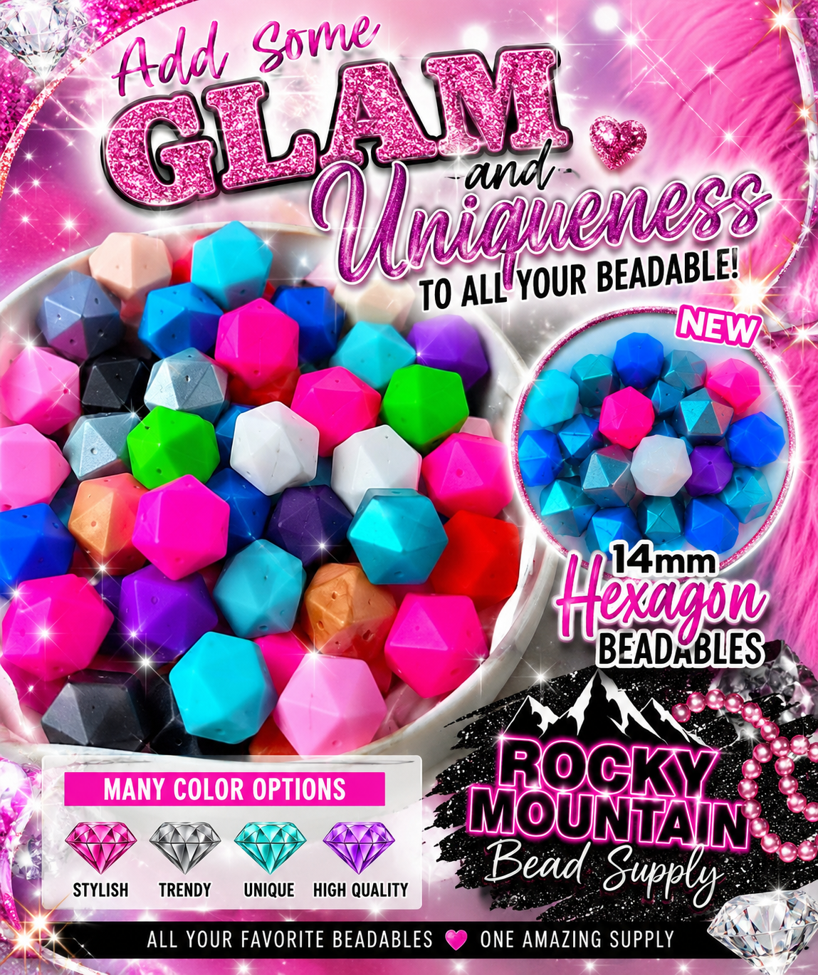 Silicone beads 