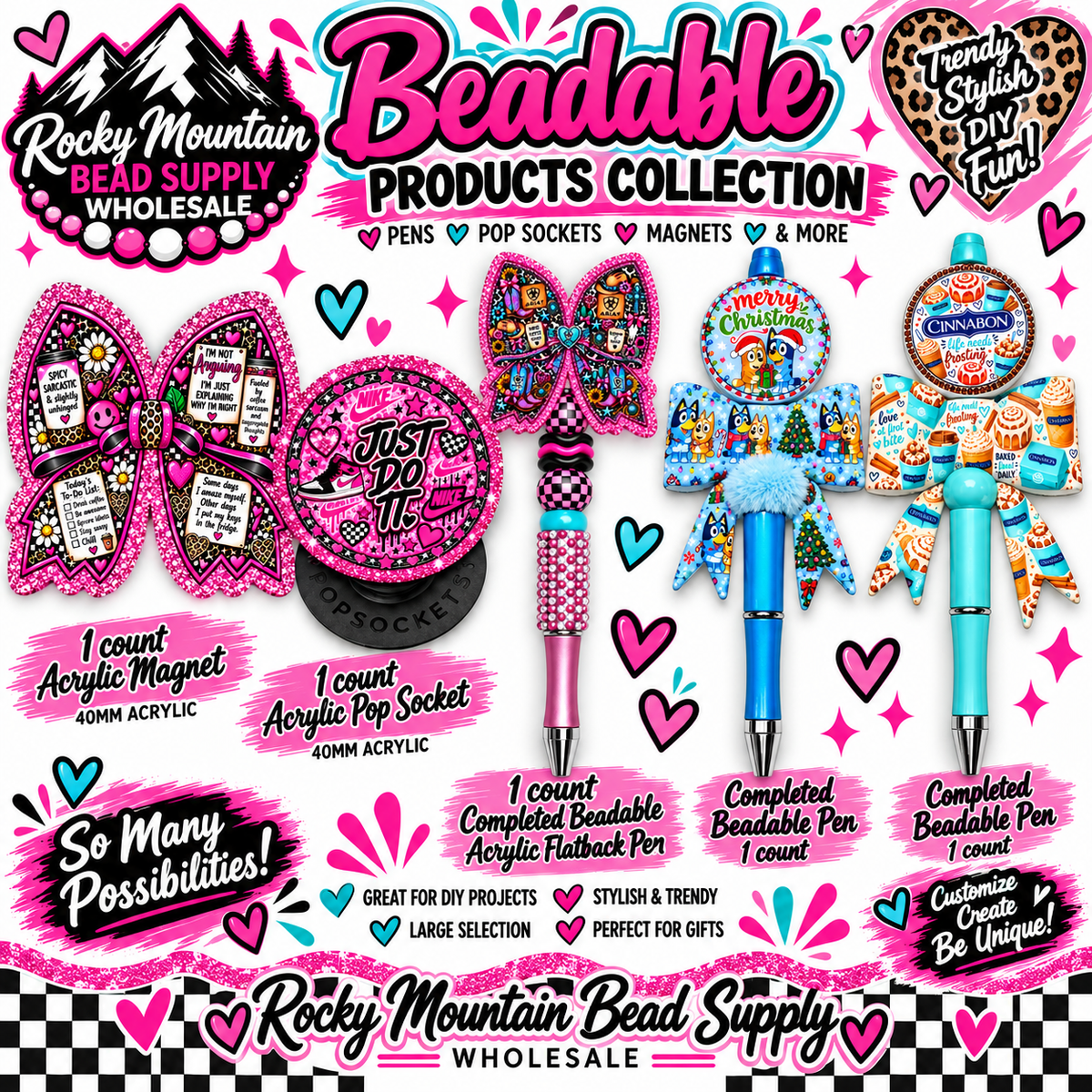 Wholesale Completed Beadable Products