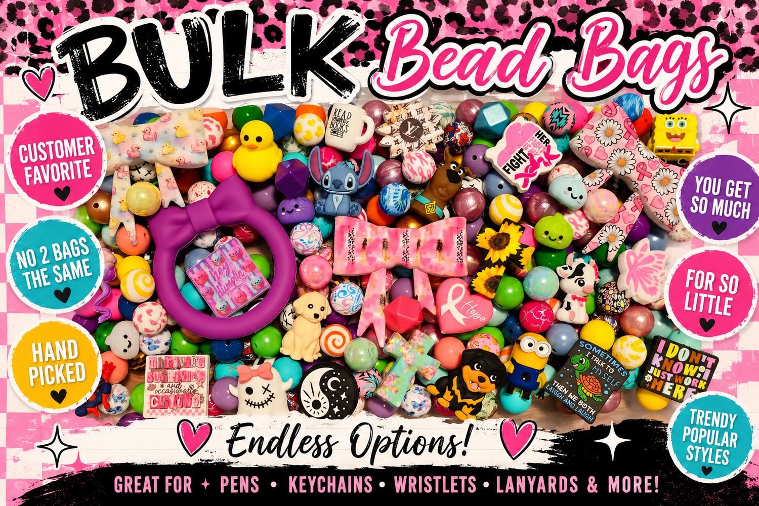 Bulk Bead Bags Monthly Special Only.  Updated July 21th 2026