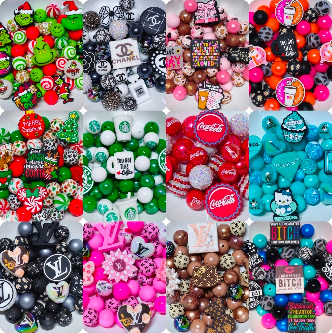 DIY Bead Mix Beadable Craft Supplies Silicone Bead Mixes