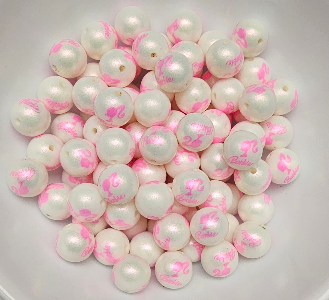 NEW opal B A R B I E  15mm silicone 1 count 2 color options