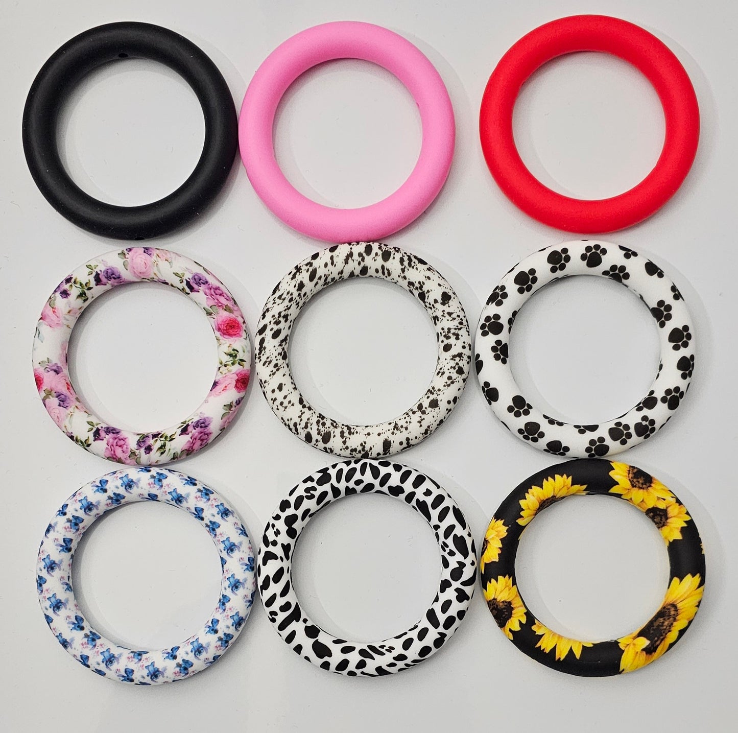 Beadable silicone 0 rings 65mm – Rockymountianbeads