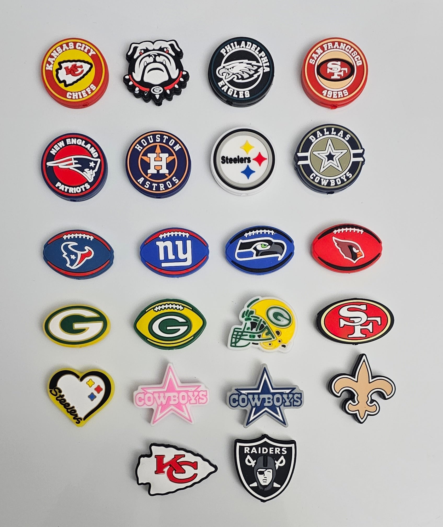 Foot Ball 1 Count Silicone Focal Bead – Rockymountianbeads