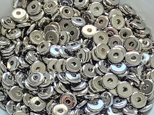 Plastic 20 count 14mm  spacers SILVER NEW