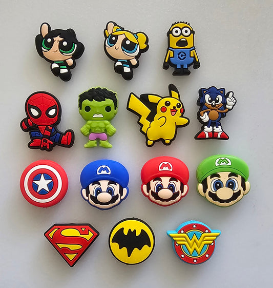 Character silicone focal beads 1 count multiple choices